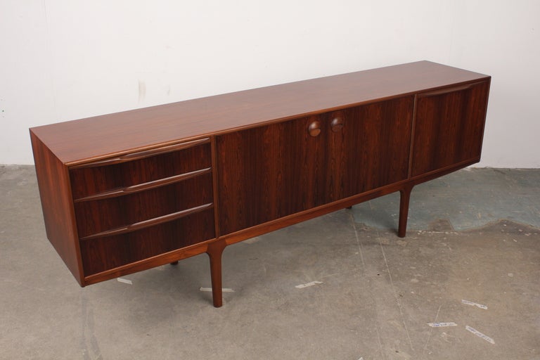 Mid Century Modern Rosewood Sideboard by McIntosh 1