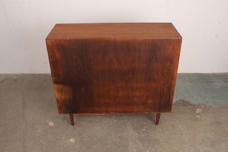 Mid-Century Walnut Cabinet Bar 4