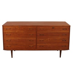 Danish Mid Century Modern teak Dresser