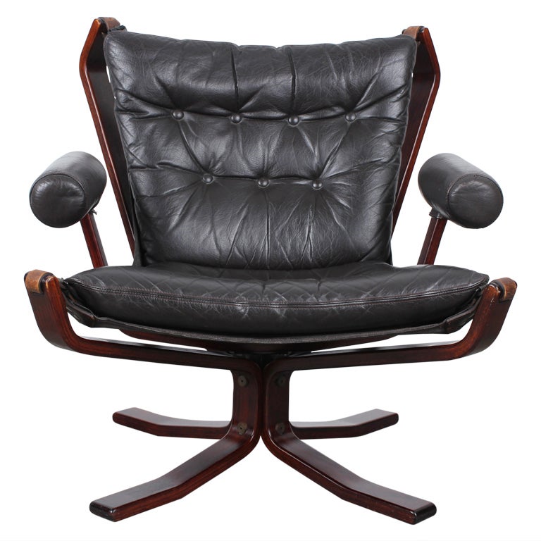 Falcon chair by sigurd ressel of norway for vatne møbler. at 1stdibs