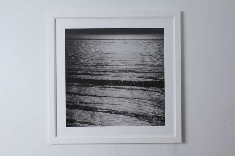 A large black and white print, 44