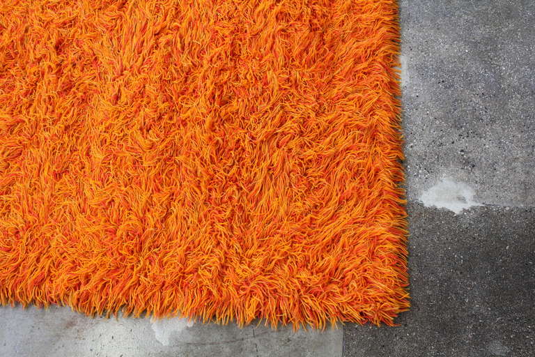 Colorful Vintage Scandinavian Rya Rug 2