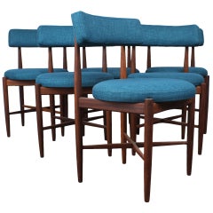 A Set of 6 Mid Century Modern Dining Chairs by G-Plan