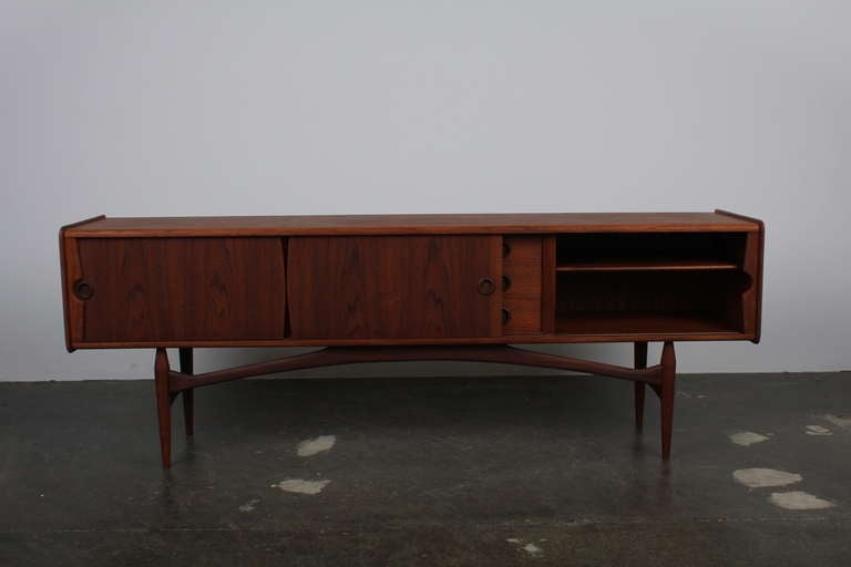 mid century low sideboard
