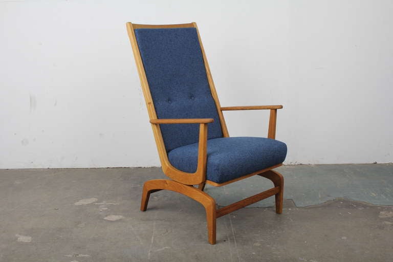 Mid-20th Century Danish Modern Oak Rocking Chair