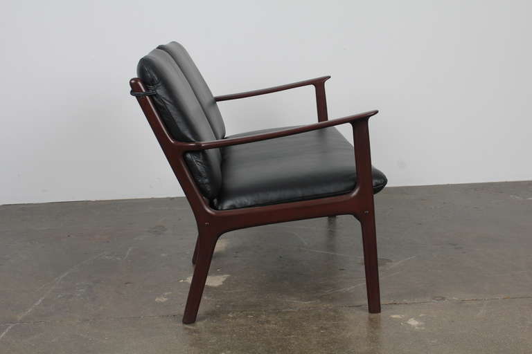 Mid-Century Modern Love Seat by Ole Wanscher 2