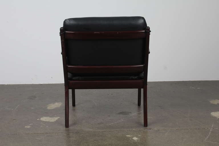 Danish Mid Century Modern Danish Lounge Chair by Ole Wanscher. 1