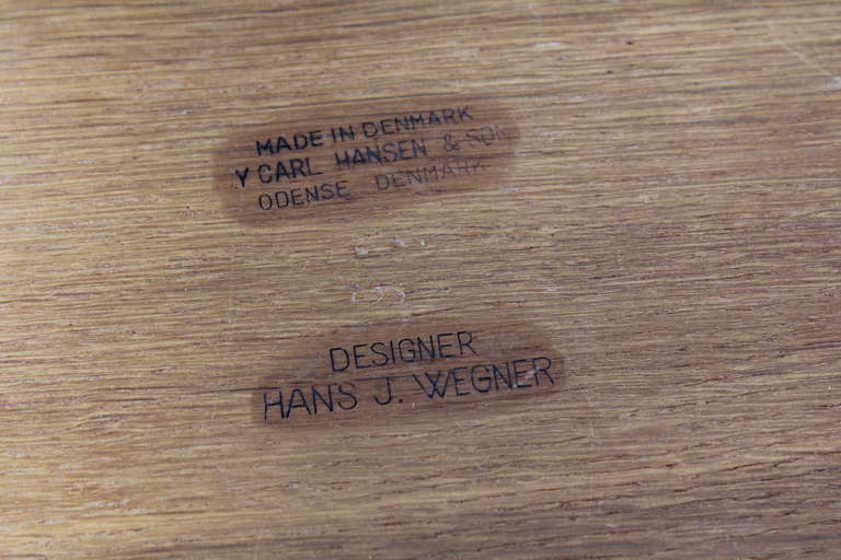 Set of 6 Hans Wegner Ch-30 dining chairs. 1