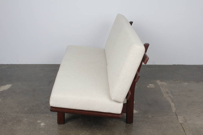 Danish Modern Park-Bench-Style Sofa in the Manner of Hans Wegner 1