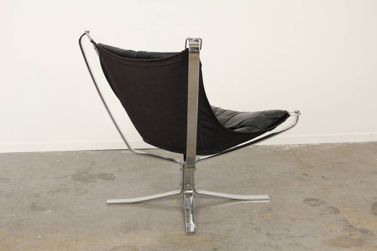 falcon chair black leather