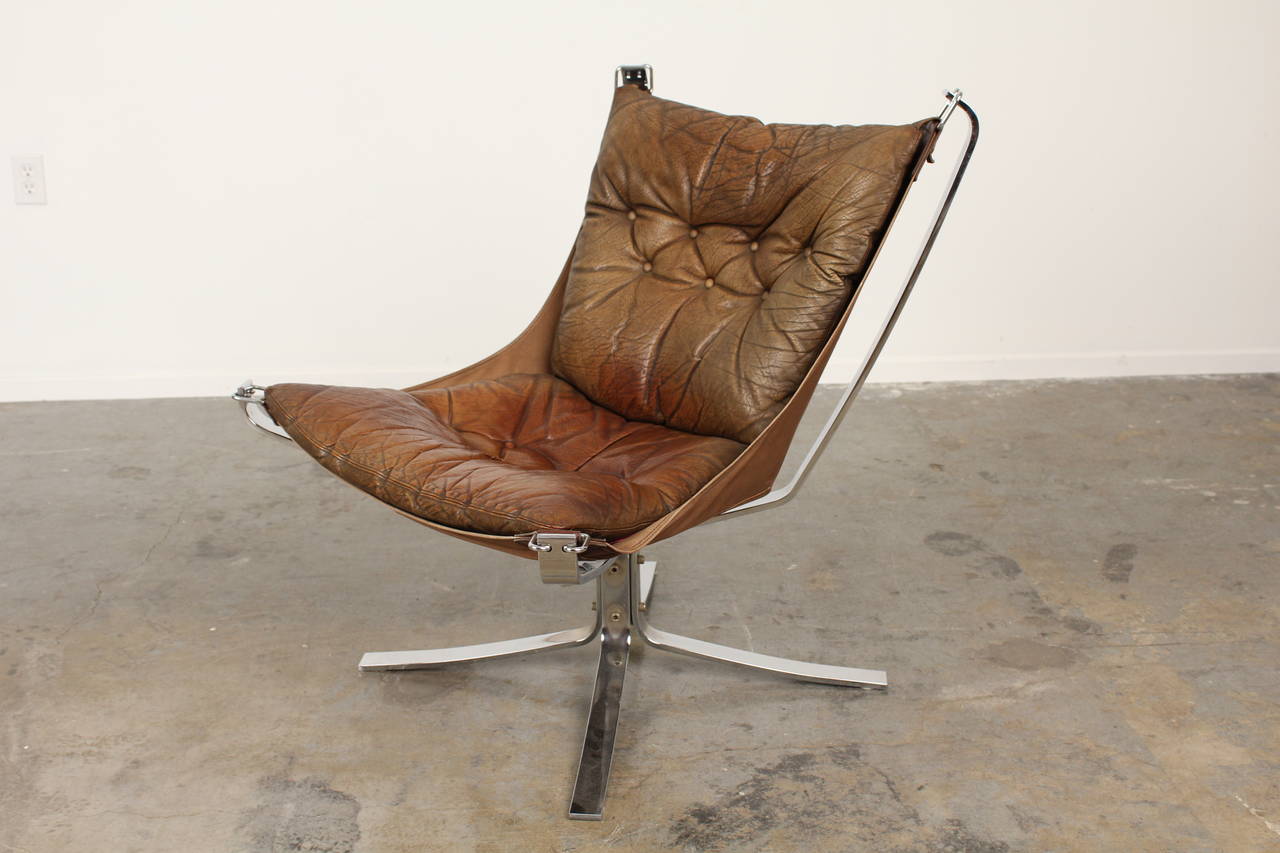 Chrome Falcon Chair by Sigurd Resell