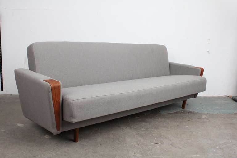 mid century sleeper sofa