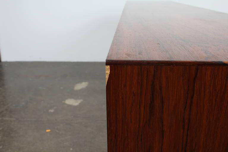 Henry Rosengren Hansen Rosewood Sideboard In Good Condition In North Hollywood, CA