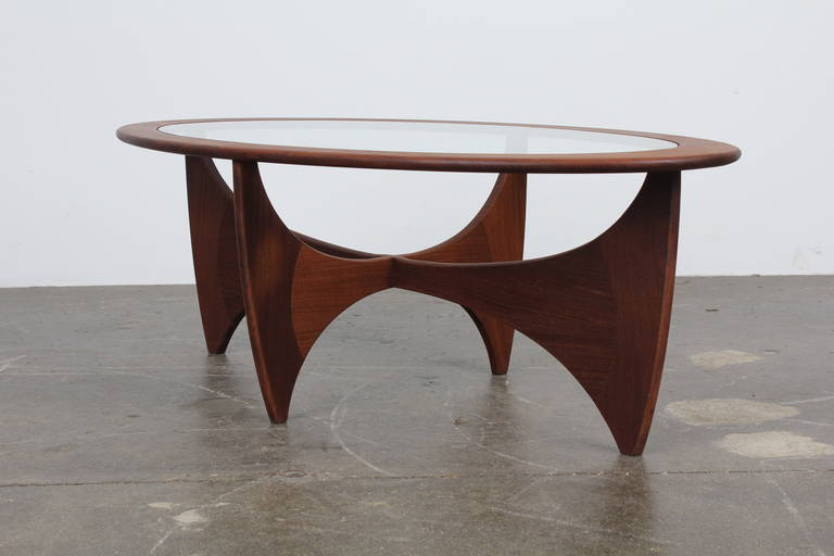 astro mid century coffee table