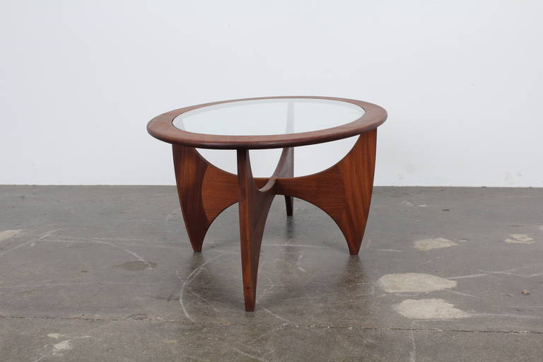 Mid-Century Modern Astro G-Plan Teak Coffee Table In Excellent Condition In North Hollywood, CA