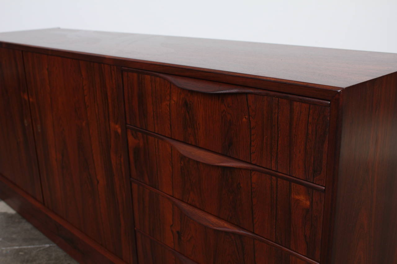 Danish Rosewood Sideboard by Erling Torvits. 5