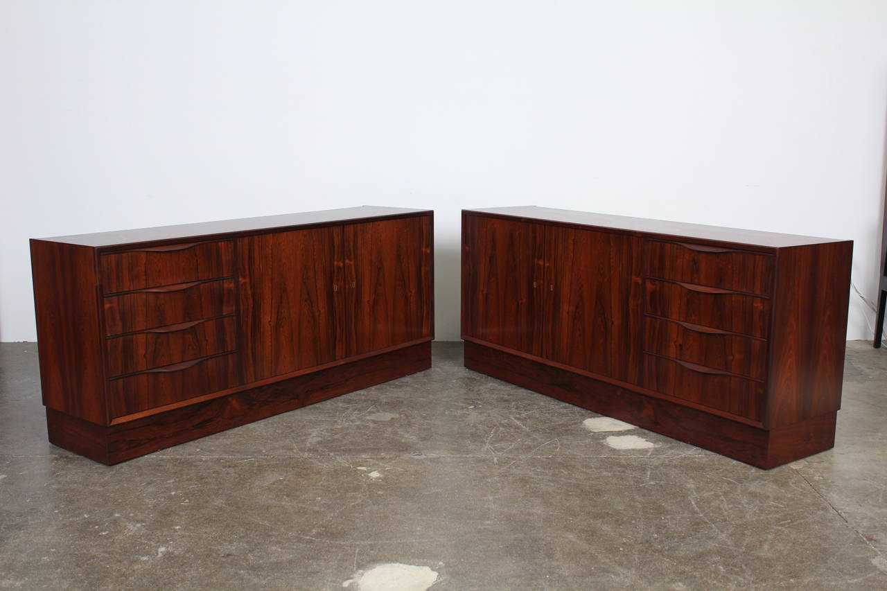 Danish Rosewood Sideboard by Erling Torvits. 6