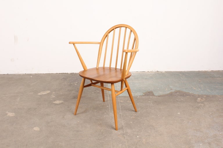 British English Mid Century Modern Ercol Solid Elm Dining Set