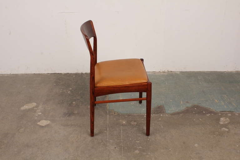 Mid-20th Century Set of 6 Rosewood Danish Modern Dining Chairs