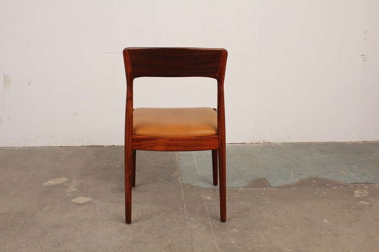 Set of 6 Rosewood Danish Modern Dining Chairs 1