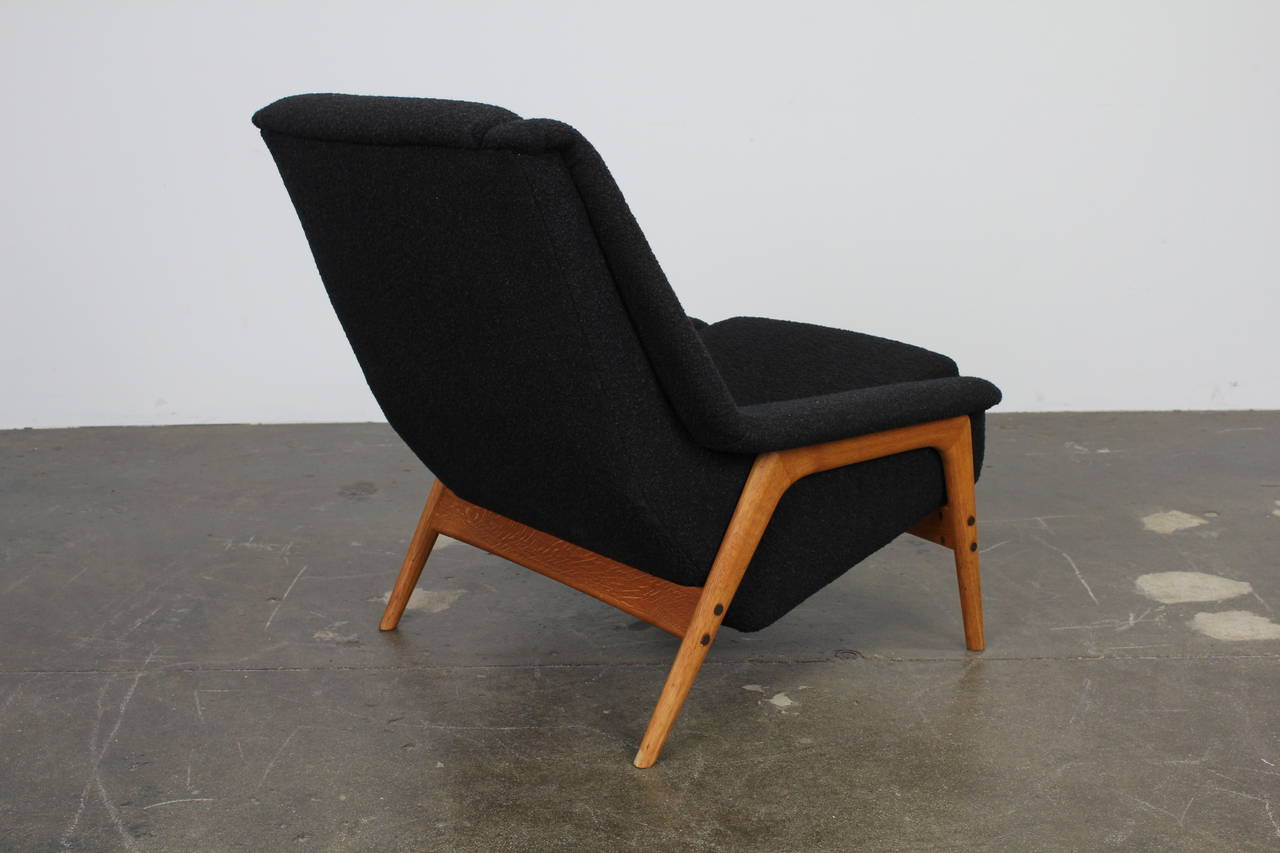 Swedish Folke Ohlsson for DUX Tall Back Lounge Chair