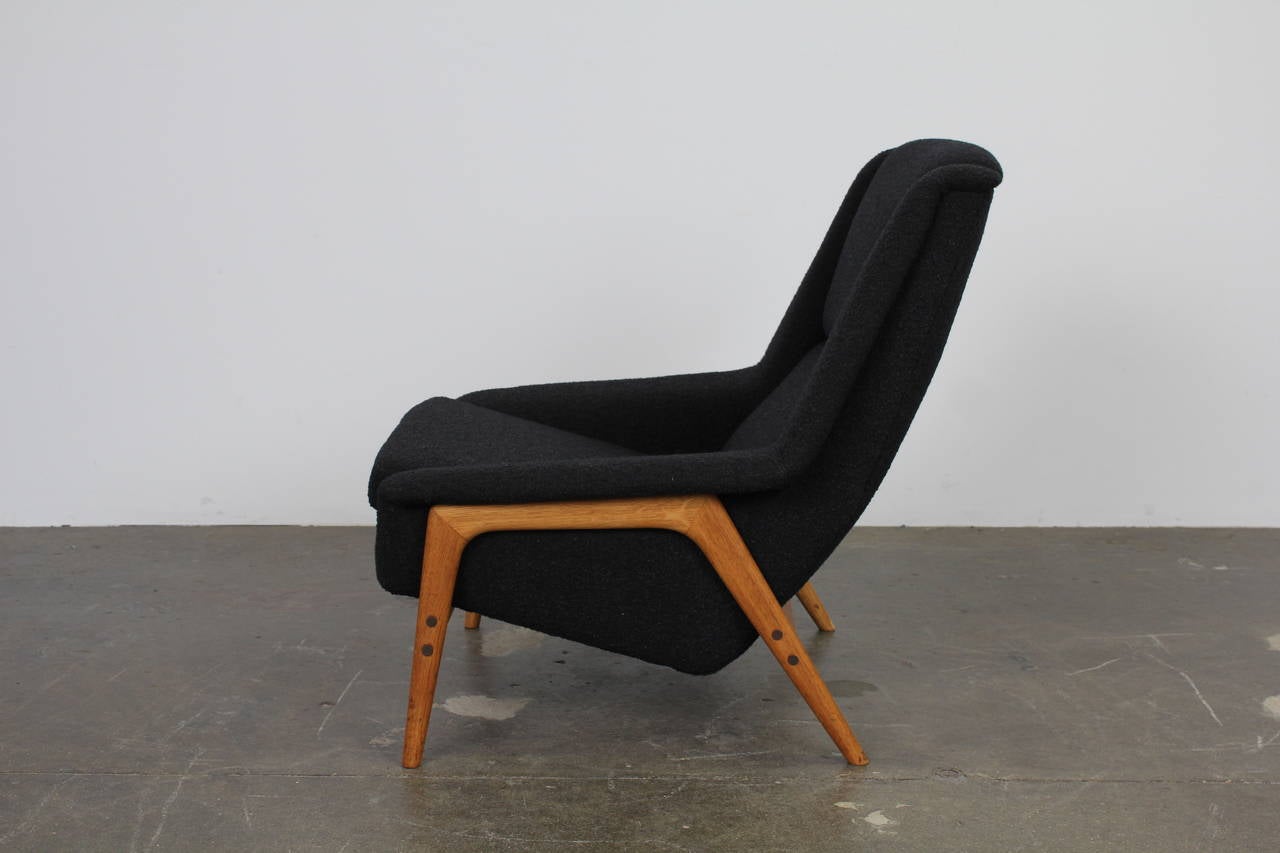 Fabric Folke Ohlsson for DUX Tall Back Lounge Chair