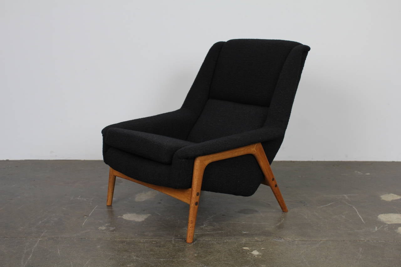 Folke Ohlsson for DUX Tall Back Lounge Chair 1