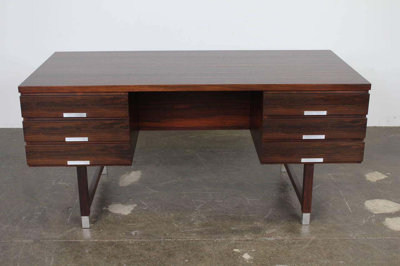 Kai Kristiansen Danish Rosewood Executive Desk