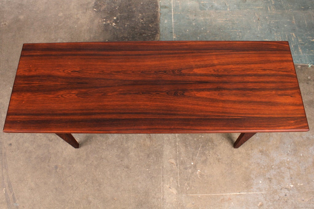 Danish Mid Century Modern Rosewood Coffee Table 2