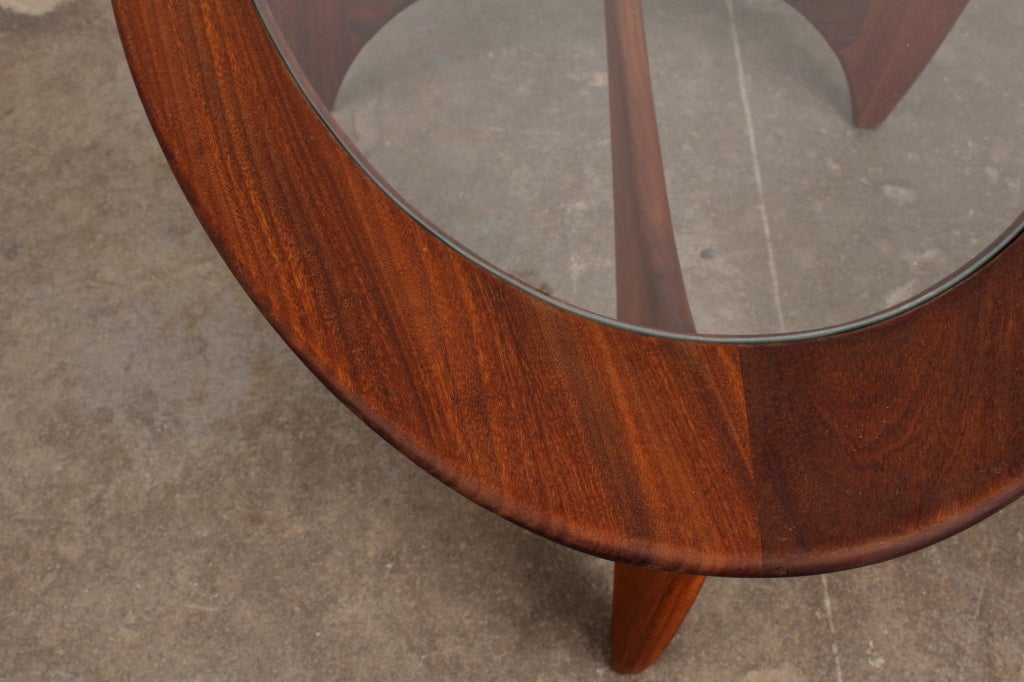British Mid Century Modern Oval Coffee Table by VB Wilkins for G Plan