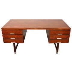 Kai Kristiansen Danish Modern Rosewood Executive Desk