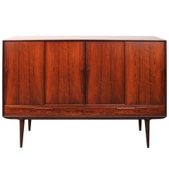 Danish Mid Century Modern Rosewood credenza by Omann Jun