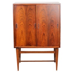Danish Mid Century Modern Rosewood Bar