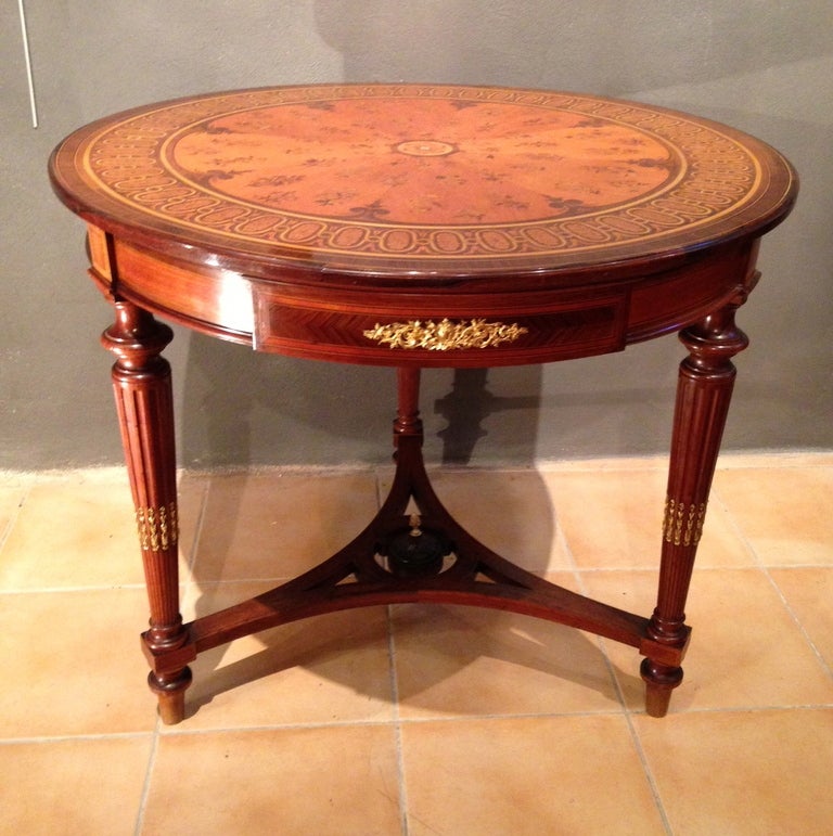 French Fine Pedestal Stamped H. Fourdinois