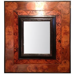 17th french marquetry mirror