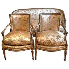 Antique A Fine Suite Of 18 Th Italian Neoclassical Seat Furniture