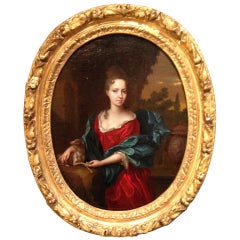 Antique French fine 17th princess