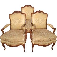 Set of three armchairs