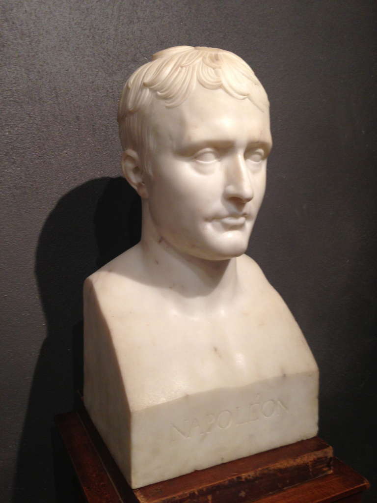Empire French Bust of Napoleon after Chaudet In Excellent Condition In Isle sur la Sorgue, Provence