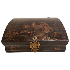 French Fine "Vernis Martin" Toilet Casket, Paris Louis XV Period, circa 1740