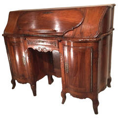 French 18th Century Mazarin Walnut Desk, Louis XIV Period, circa 1700