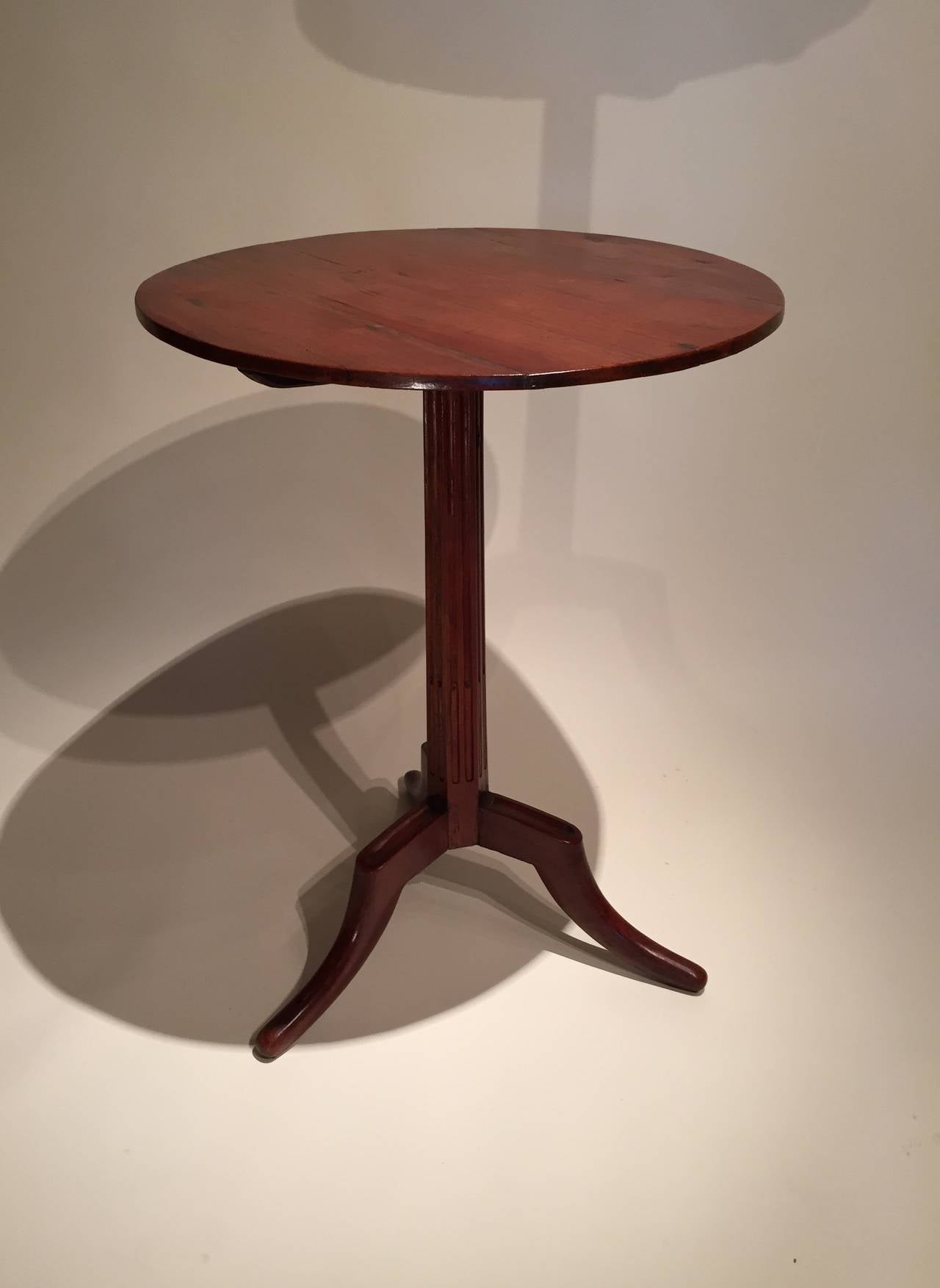 French Small Mahogany Gueridon, Paris Louis XVI Period circa 1780