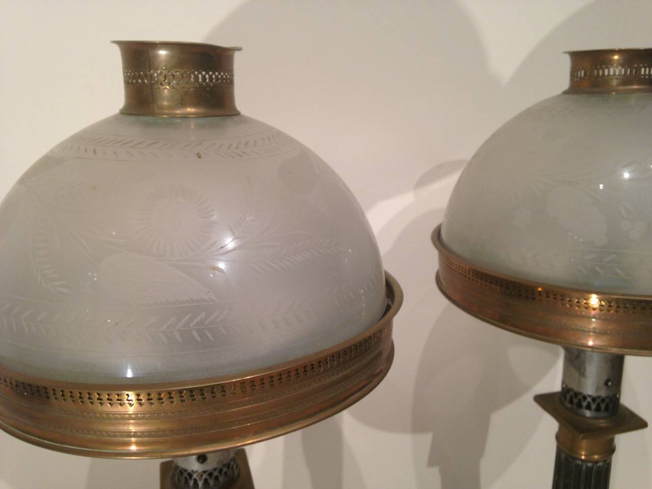 Pair of French Fine Carcel Lamps Paris, circa 1810 In Good Condition For Sale In Isle sur la Sorgue, Provence