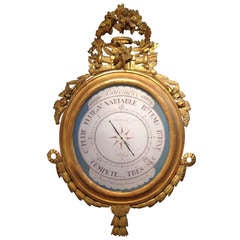 18th C. Louis XVI French Provence Barometer