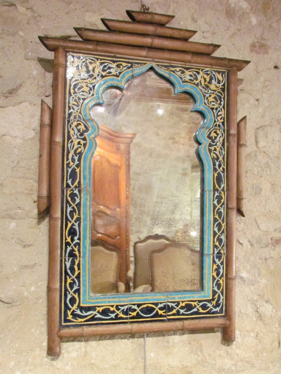 Console With Mirror Orientalist