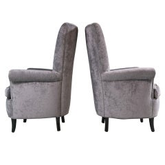 Osvaldo Borsani High-Back Lounge Chairs