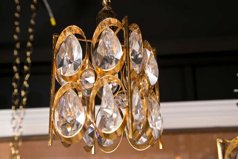 Sciolari Pair Of Small Ceiling Pendant Lights