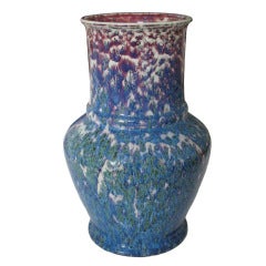 Large and Important Ruskin Pottery High Fired Vase