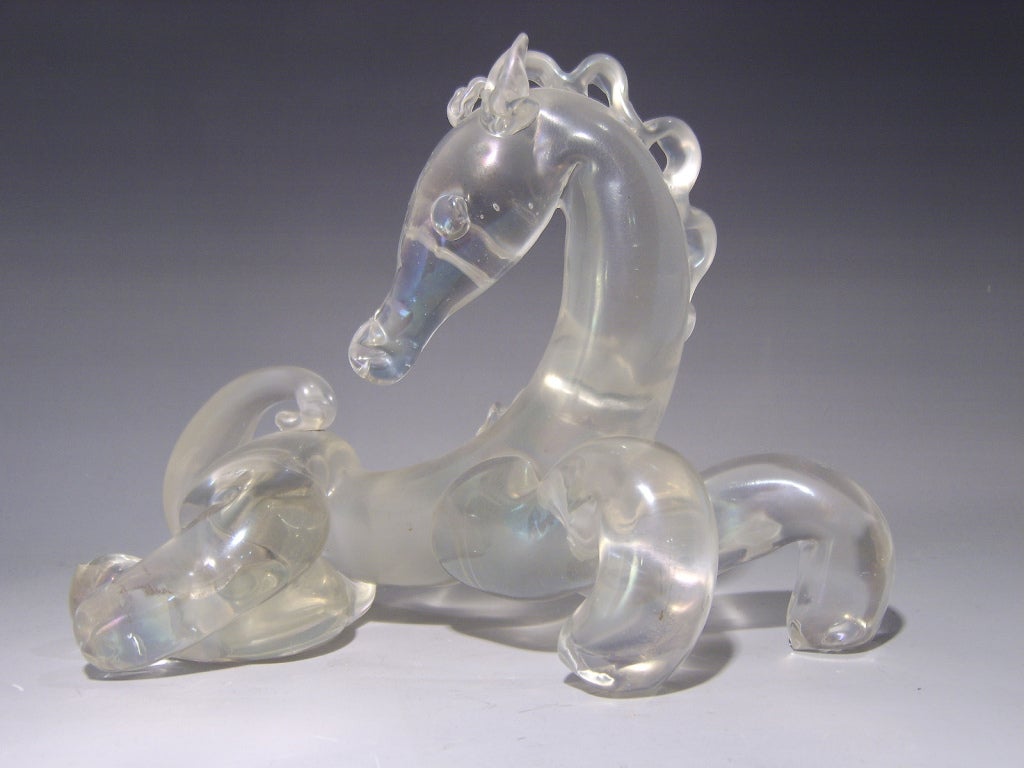 Murano Glass Horse by Archimede Seguso
