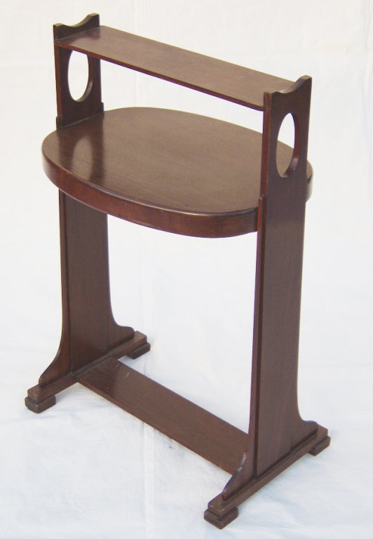 Josef Maria Olbrich Mahogany two tier Table